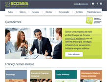 Tablet Screenshot of ecossis.com